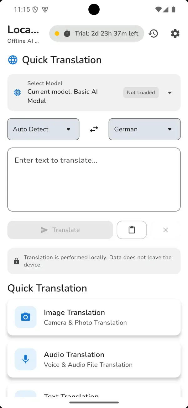 Text translation